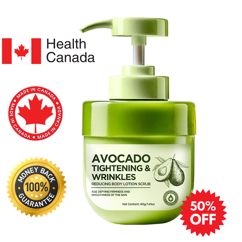 Avocado Tightening & Wrinkles Reducing Body Lotion Scrub