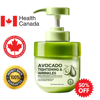 Avocado Tightening & Wrinkles Reducing Body Lotion Scrub