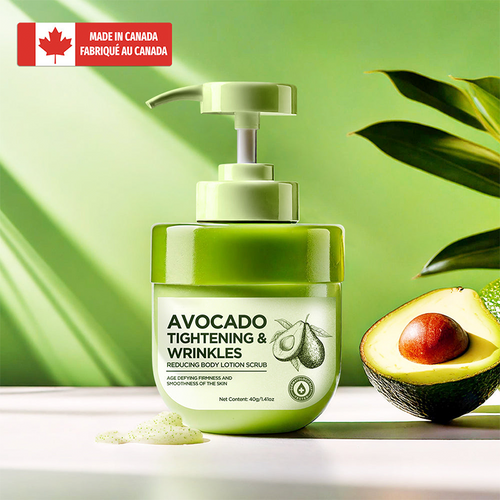 Avocado Tightening & Wrinkles Reducing Body Lotion Scrub